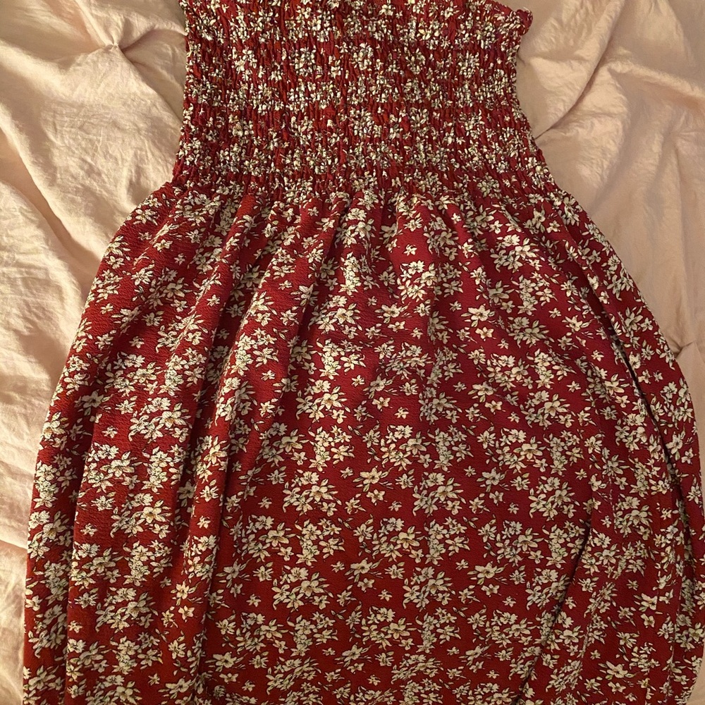 SLEEVELESS FLORAL DRESS, CUTE DRESS, LONG SLEEVE!